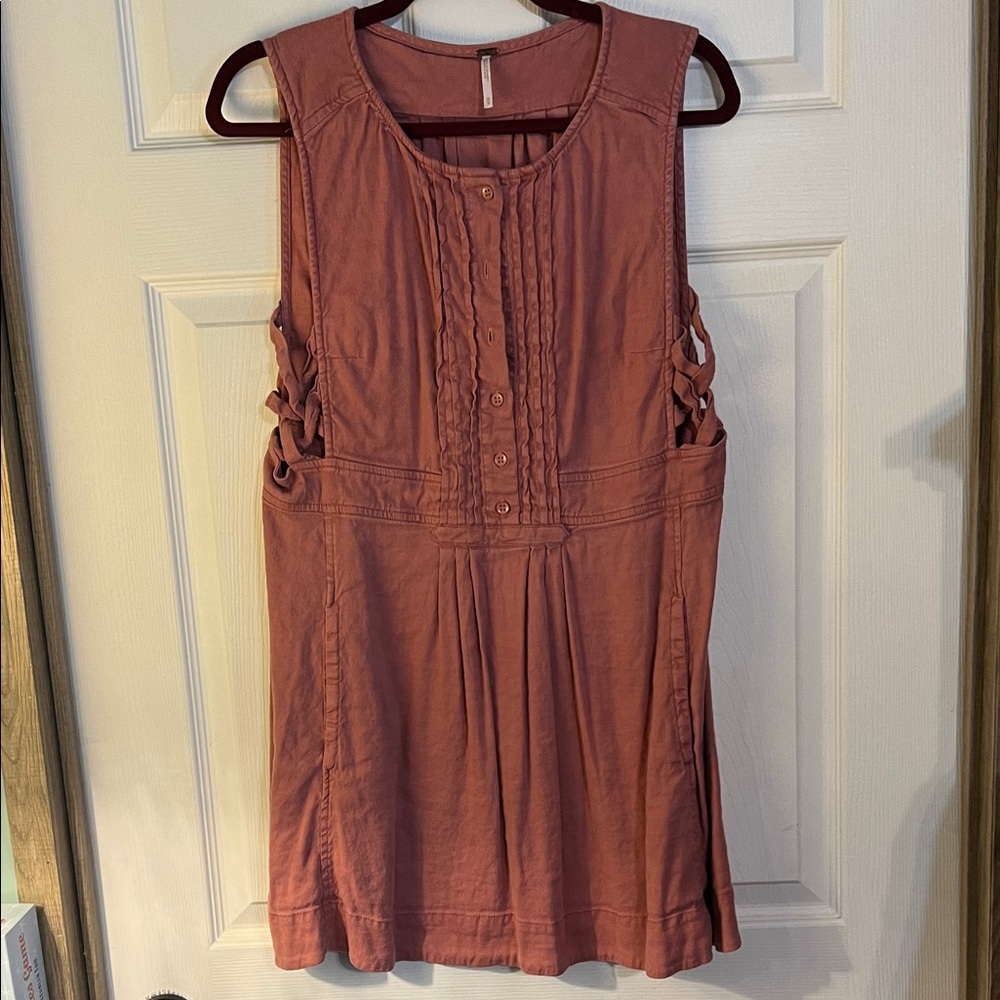 Free People Sleeveless Top in Rosewood